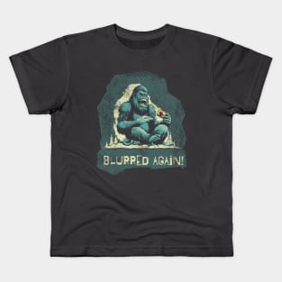 Blurred sasquatch Kids T-Shirt